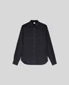 Aspesi Camicia In Lino Tinto In Capo - Navy In Navy