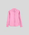 Aspesi Camicia In Lino Tinto In Capo - Rosa In Rosa