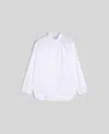 Aspesi Camicia In Popeline Con Arricci - Bianco In Bianco