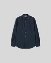 ASPESI CAMICIA IN POPELINE DI COTONE - NAVY