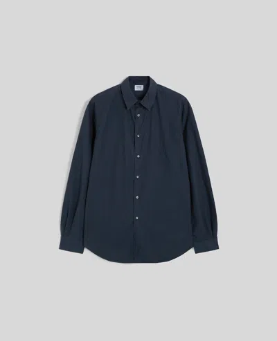 Aspesi Camicia In Popeline Di Cotone - Navy