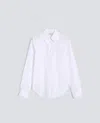 Aspesi Camicia In Popeline Di Cotone In White