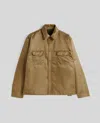 Aspesi Camicia In Raso Bomber Di Poliammide Idrorepellente - Nocciola In Nocciola