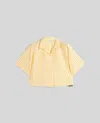 Aspesi Camicia In Seersuker Di Cotone A Quadretto Vichy - Check Giallo In Check Giallo