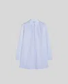 Aspesi Camicia Lunga In Popeline Di Cotone - Azzurro In Azzurro