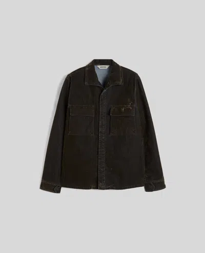 Aspesi Camicia Militare In Denim - Militare In Black