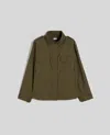 Aspesi Camicia Militare In Twill Di Cotone - Militare In Green