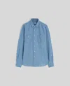 Aspesi Camicia New C Slim In Denim Chiaro