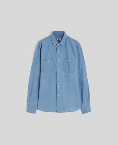 Aspesi Camicia New C Slim In Blue