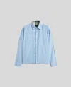Aspesi Camicia Reversibile In Cotone Madras E Chambray - Scozzese In Scozzese