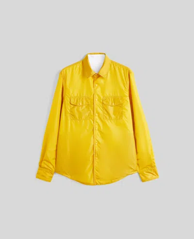 Aspesi Camicia Reversibile In Nylon Riciclato Idrorepellente - Senape