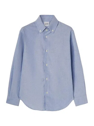 Aspesi M/long Blue Reef Shirt