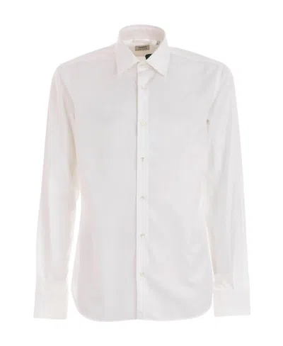 Aspesi Chest Pocketed Buttoned Shirt In White