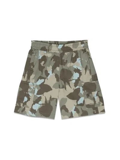 Aspesi Camou Bermuda Shorts In Multi