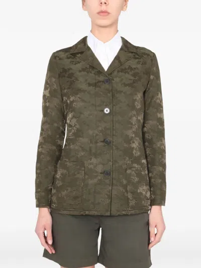 Aspesi Camouflage Jacket In Green