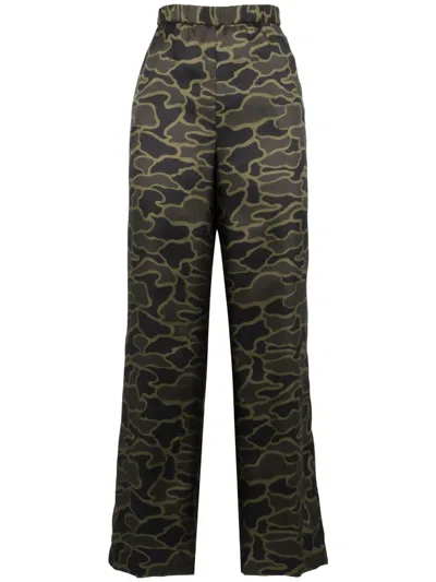 ASPESI CAMOUFLAGE-PATTERN TROUSERS