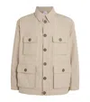 Aspesi Canvas 4-pocket Abisai Jacket In Beige