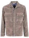 Aspesi Shirt With Front Flap Pockets In Brown