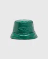 Aspesi Cappello Alla Pescatora In Nylon Imbottito - Verde In Verde