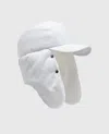 Aspesi Cappello Imbottito In Nylon Riciclato - Bianco In Bianco