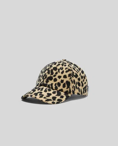 Aspesi Cappello In Fustagno Con Stampa Leopardo - Maculato In Brown
