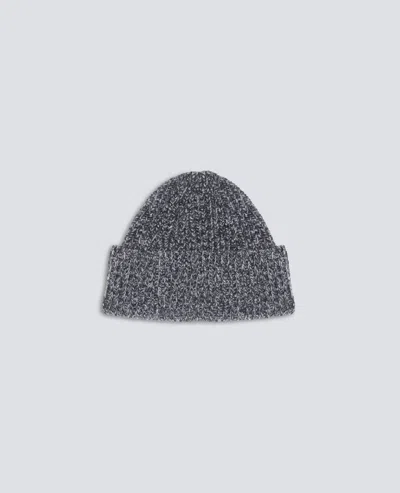 Aspesi Cappello In Lana A Coste - Grau
