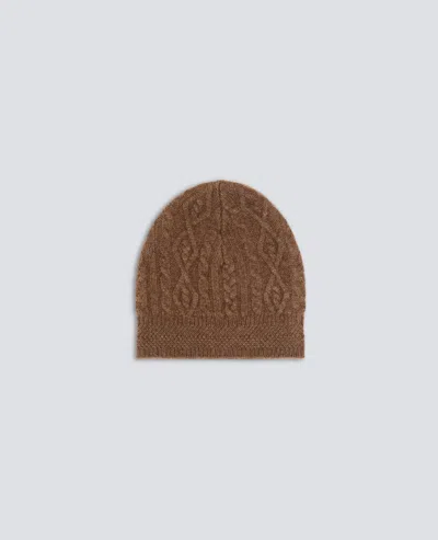 Aspesi Cappello In Lana E Yak - Tabak In Brown