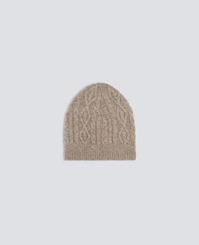 Aspesi Cappello In Lana E Yak - Taubengrau In Brown