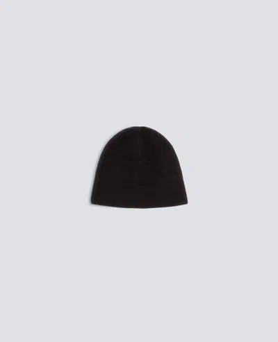 ASPESI CAPPELLO IN LANA, YAK E CASHMERE - SCHWARZ