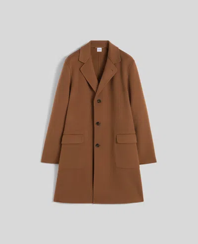 Aspesi Cappotto Franz In Double Di Lana - Cammello In Brown