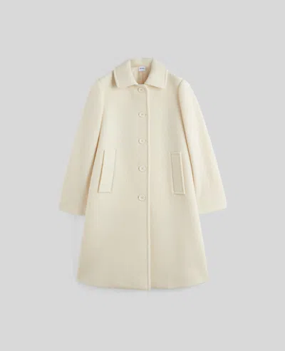 Aspesi Cappotto In Lana Cotta - Naturale