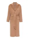 Aspesi Wool Coat In Camel