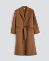 Aspesi Belted Pocket Coat In Brown