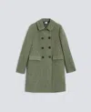 Aspesi Cappotto Mod.0757 - Verde/naturale