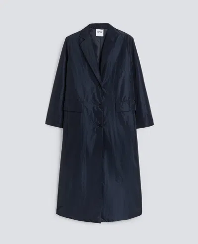 Aspesi Cappotto Vermut In Tessuto Tecnico - Blu Nero