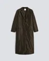 Aspesi Cappotto Vermut In Tessuto Tecnico - Militare In Black