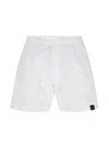 Aspesi Nylon Caprese Ii Swim Trunks In White
