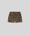 Aspesi Caprese Ii Swim Trunks With Leopard Print