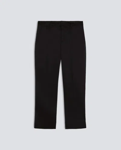 Aspesi Capri Trousers In Stretch Cotton Twill In Black