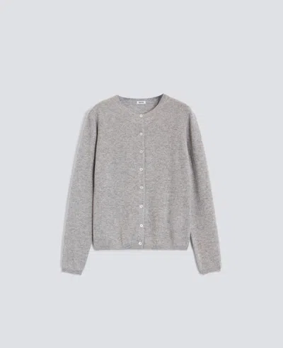 Aspesi Cardigan In Cashmere - Grigio In Gray