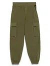 Aspesi Poplin Cargo Pants In Green