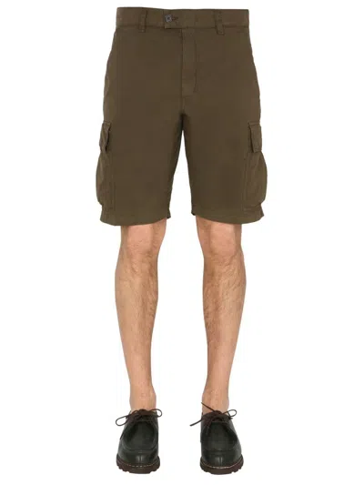 Aspesi Cargo Shorts In Military Green