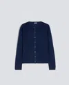 Aspesi Cashmere Cardigan In Blue