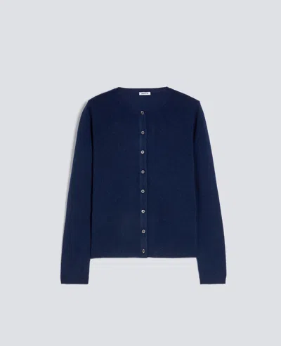 Aspesi Cashmere Cardigan In Blue