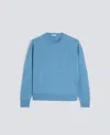 Aspesi Cashmere Crew-neck Jumper In Blue