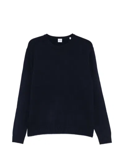 Aspesi Cashmere Crew-neck Sweater In Black