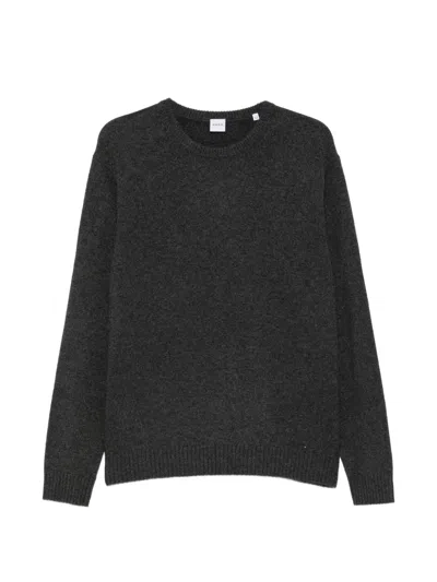 Aspesi Cashmere Crew-neck Sweater In Gray