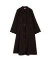 Aspesi Cashmere Wool Flannel Windbreaker In Brown