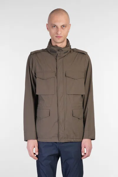 ASPESI CASUAL JACKET IN GREEN COTTON