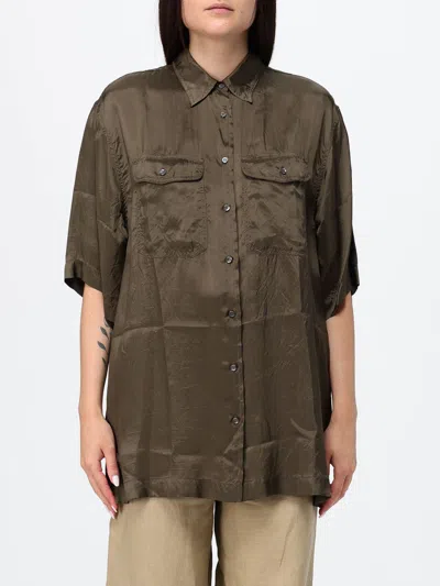 Aspesi Casual Viscose Shirt In Black